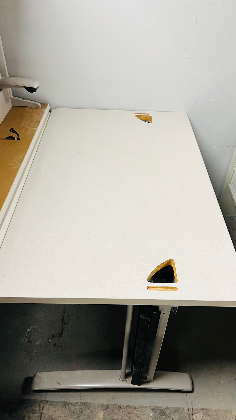 Thumbnail: Solid 6 feet White Rectangle Shape Desk/Table