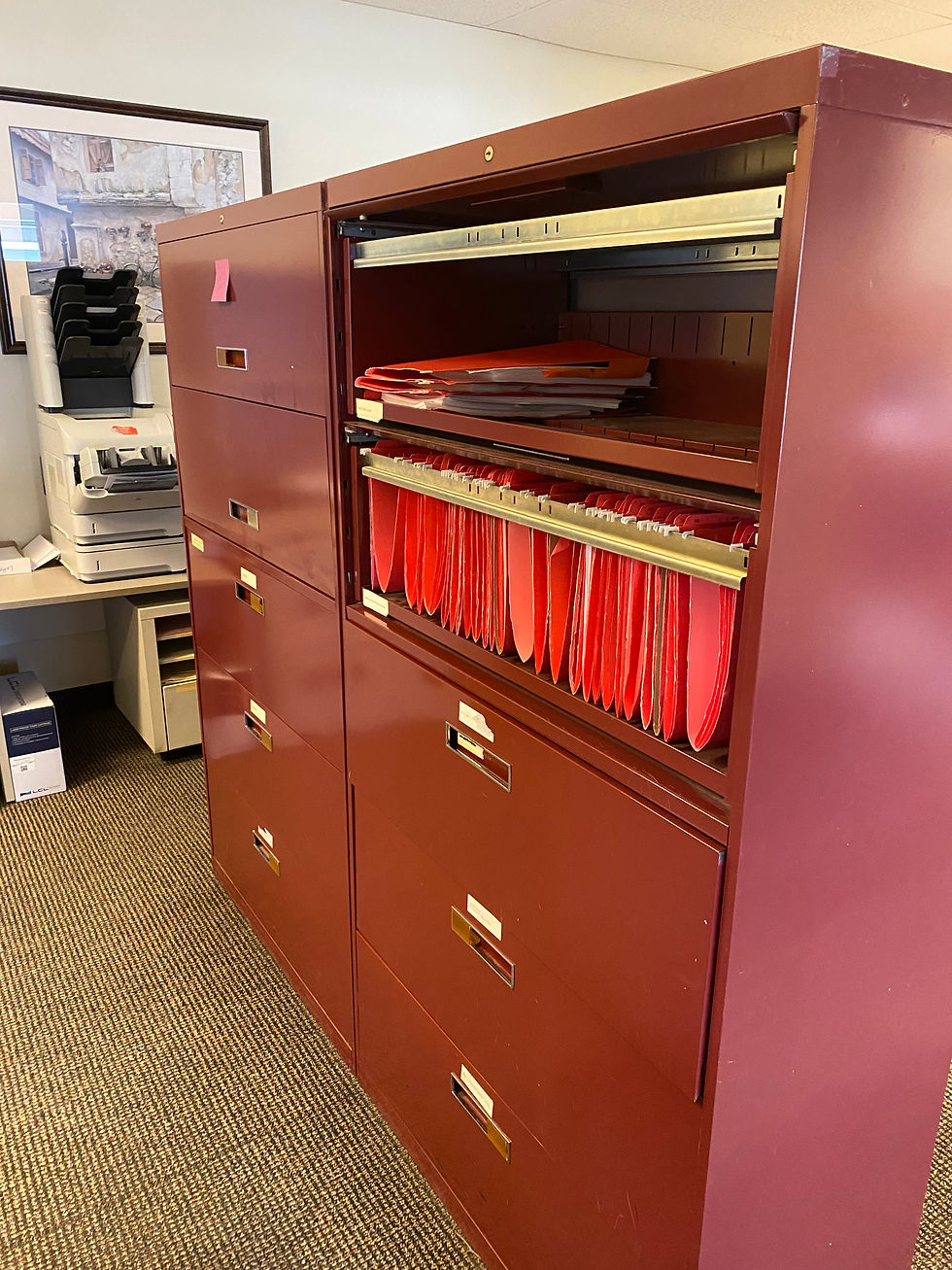 Five Drawer File Cabinet