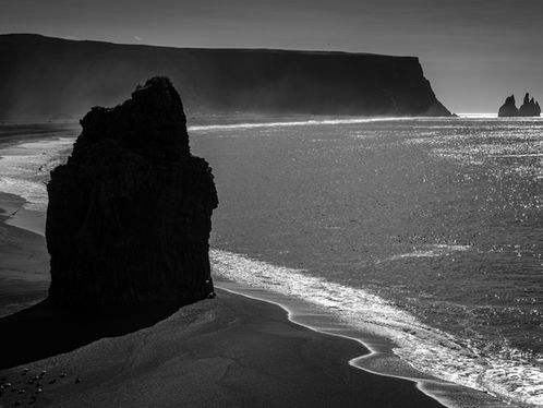 Black Sand Beach in Iceland