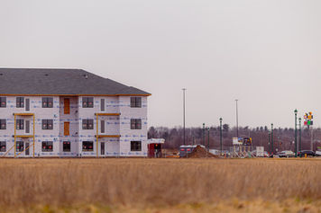 New apartment building under construction on county road 17, across from Loves travel stop.