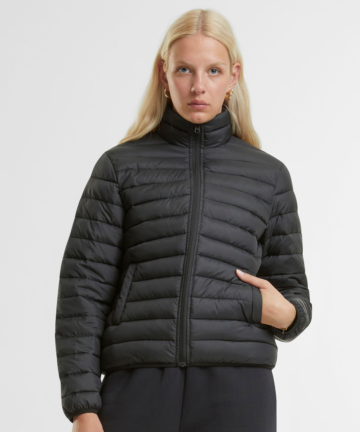 Womens light puffer jacket