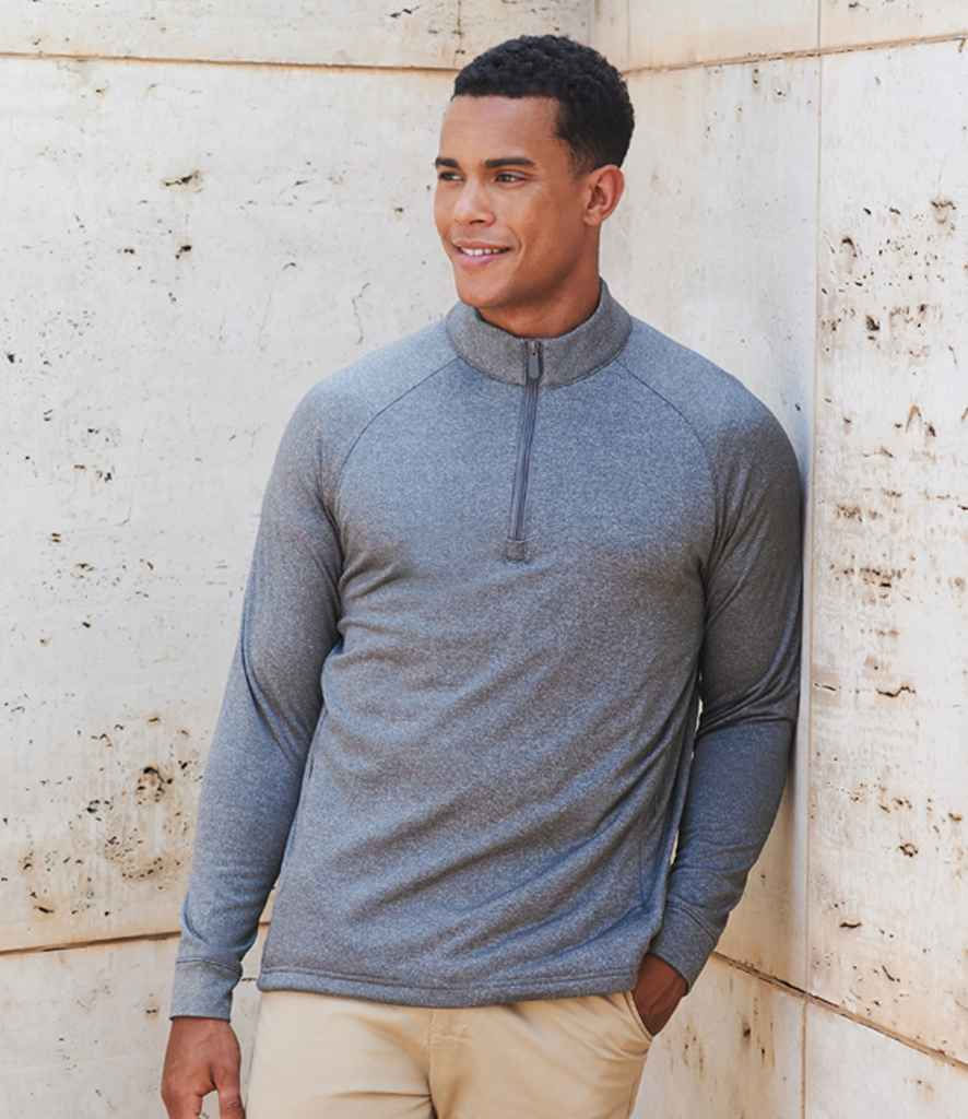 Thumbnail: Henbury Zip Neck Wicking Top