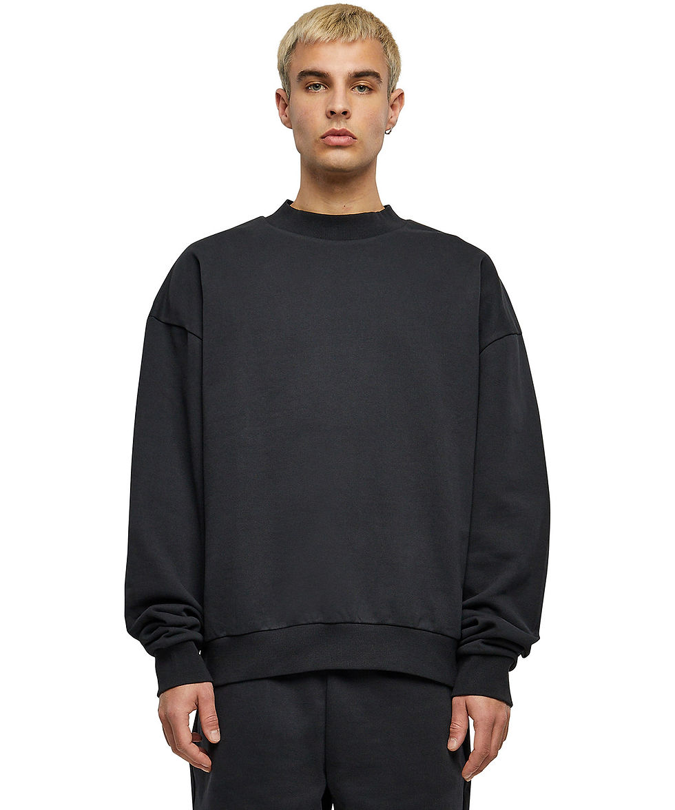 Ultra-heavy cotton crew neck