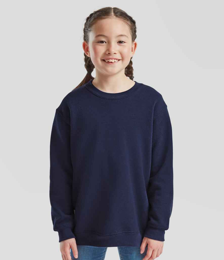 Thumbnail: Fruit of the Loom Kids Classic Drop Shoulder Sweatshirt