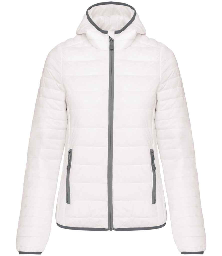 Thumbnail: Kariban Ladies Lightweight Hooded Padded Jacket
