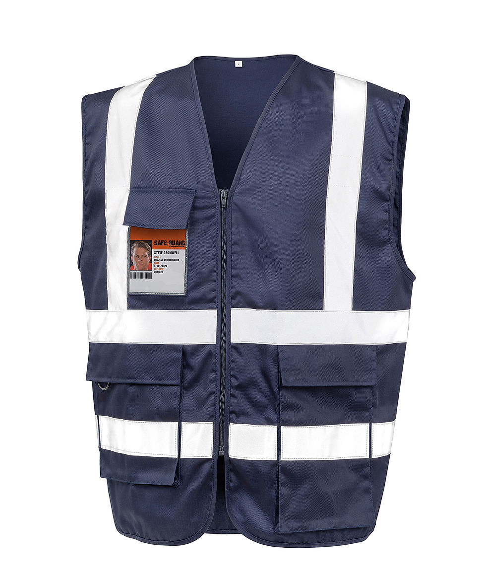 Thumbnail: Heavy duty polycotton security vest