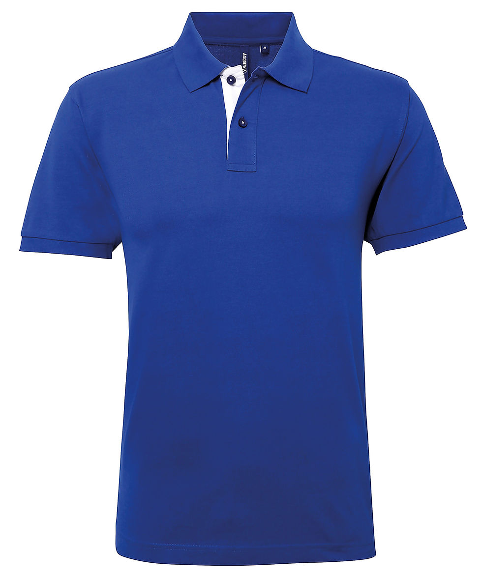 Thumbnail: Men's classic fit contrast polo