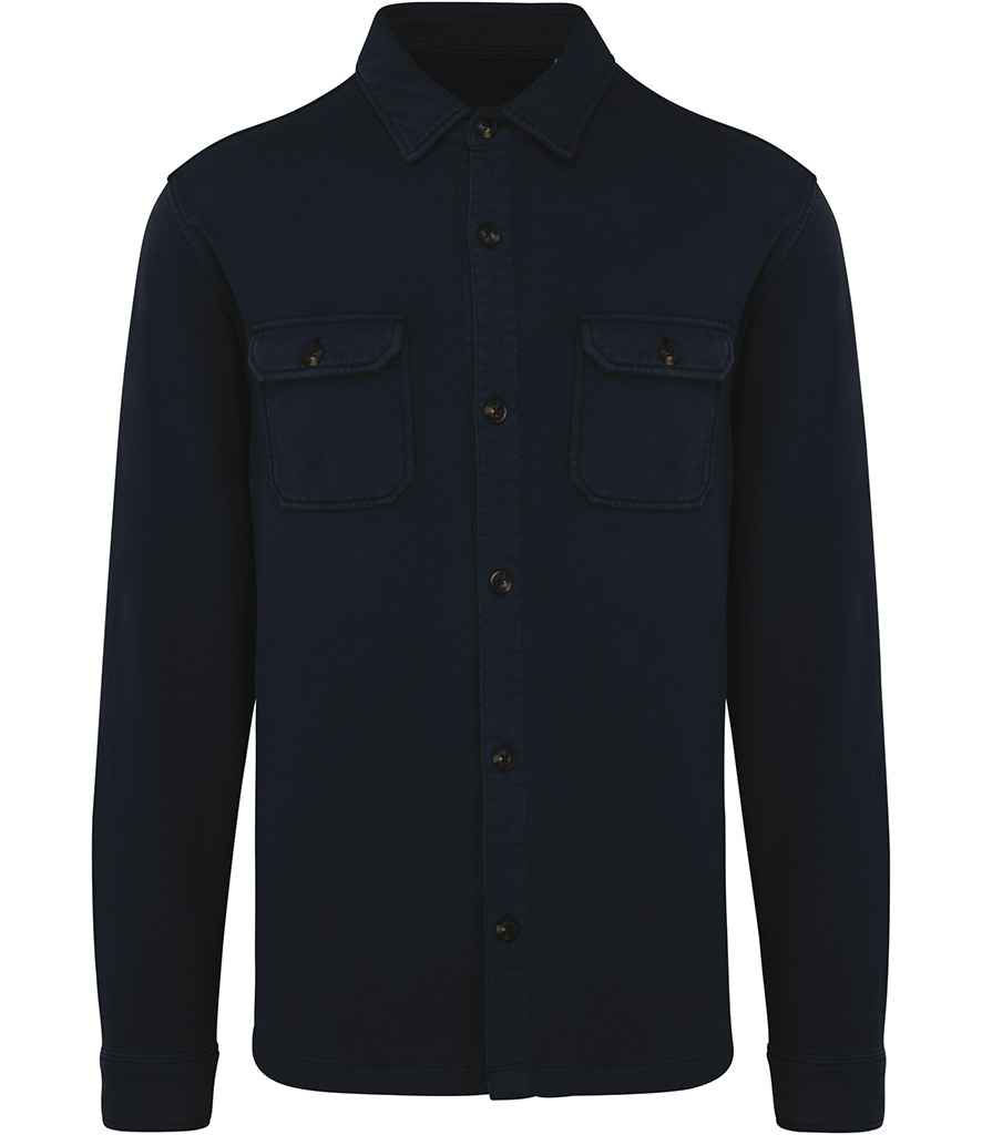 Thumbnail: Native Spirit Faded Brushed Fleece Overshirt