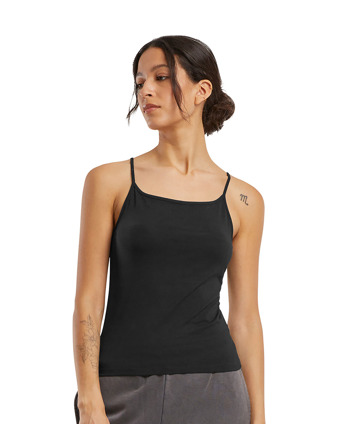 Womens stretch Jersey short slim top