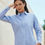 Thumbnail: Henbury Ladies Long Sleeve Classic Oxford Shirt
