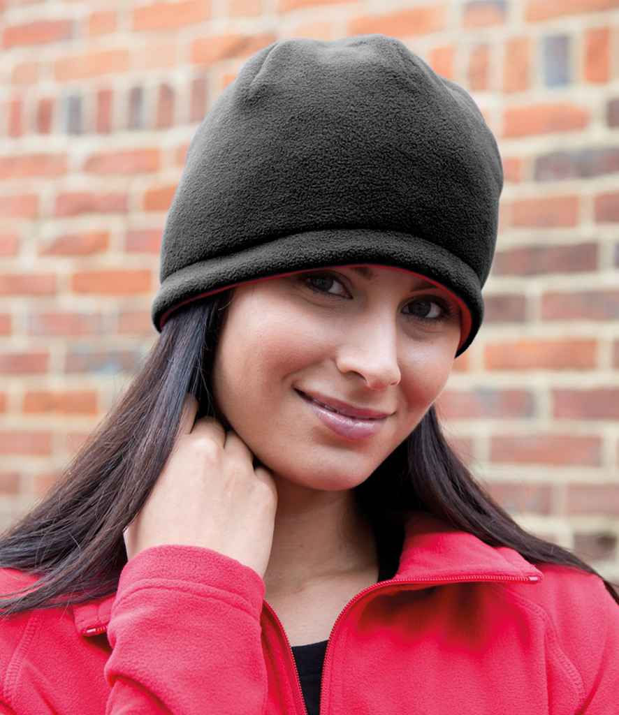 Result Reversible Fleece Skull Hat