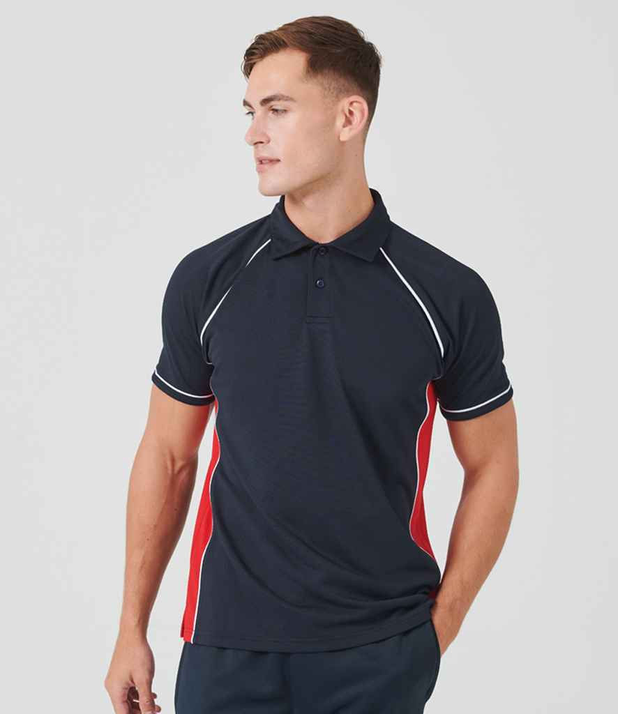 Thumbnail: Finden + Hales Performance Piped Polo Shirt