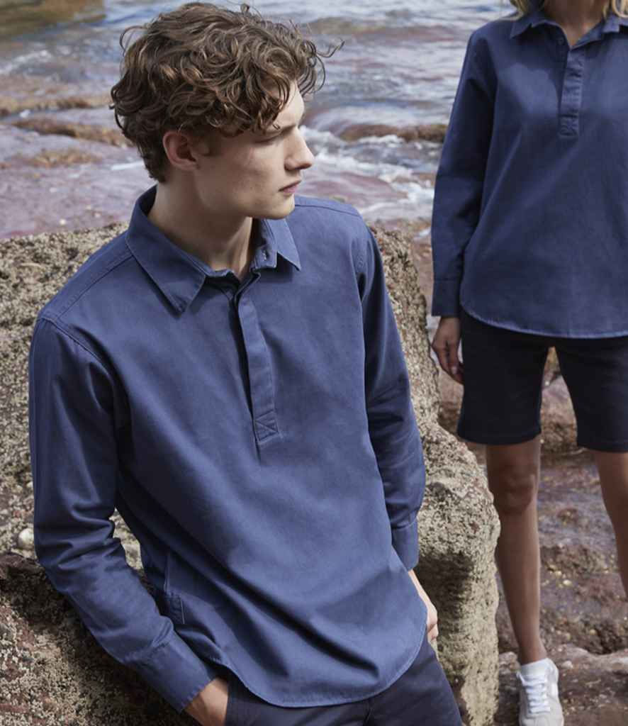 Front Row Pullover Drill Shirt