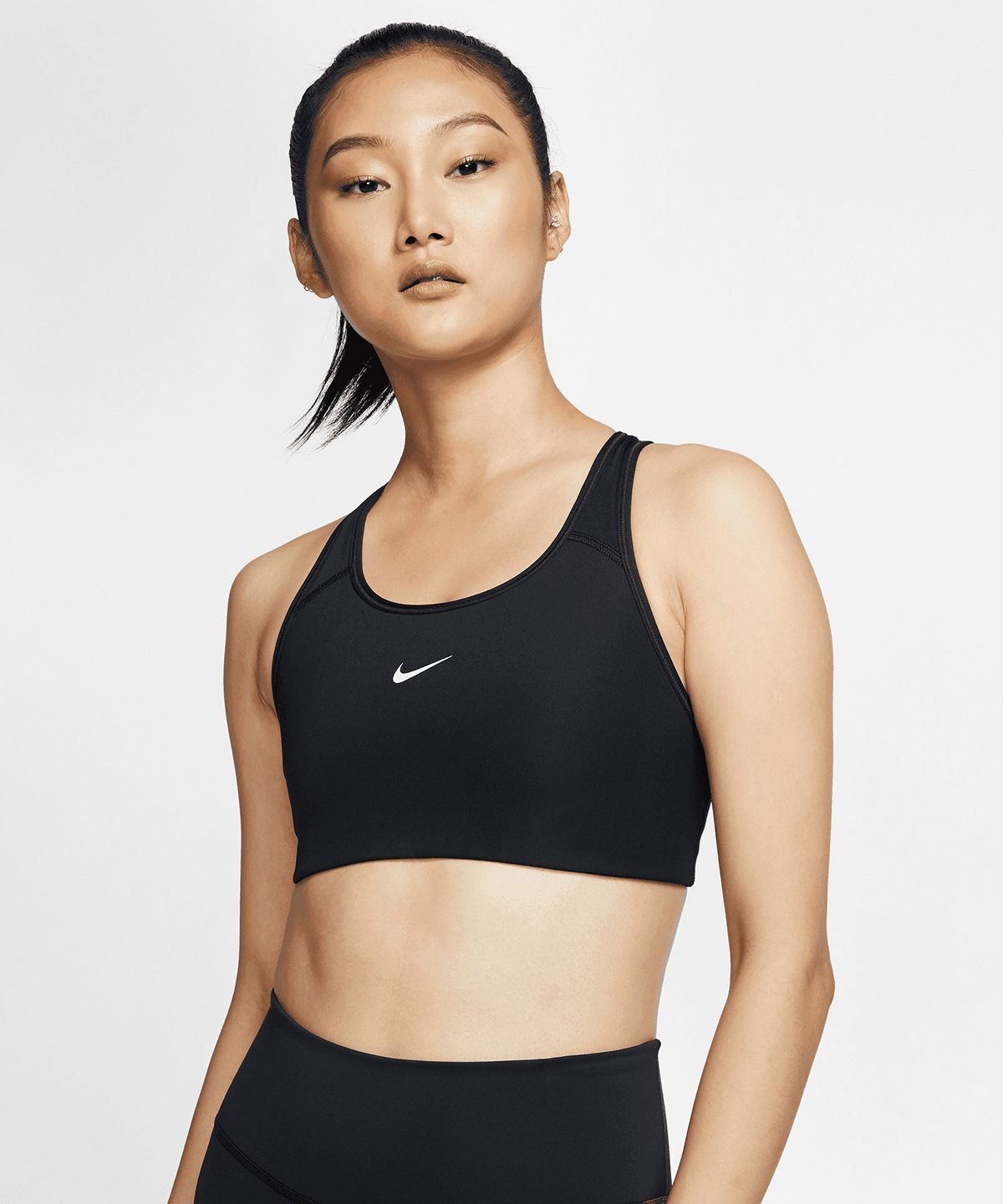 Womens Nike Dri-FIT Swoosh one-piece bra