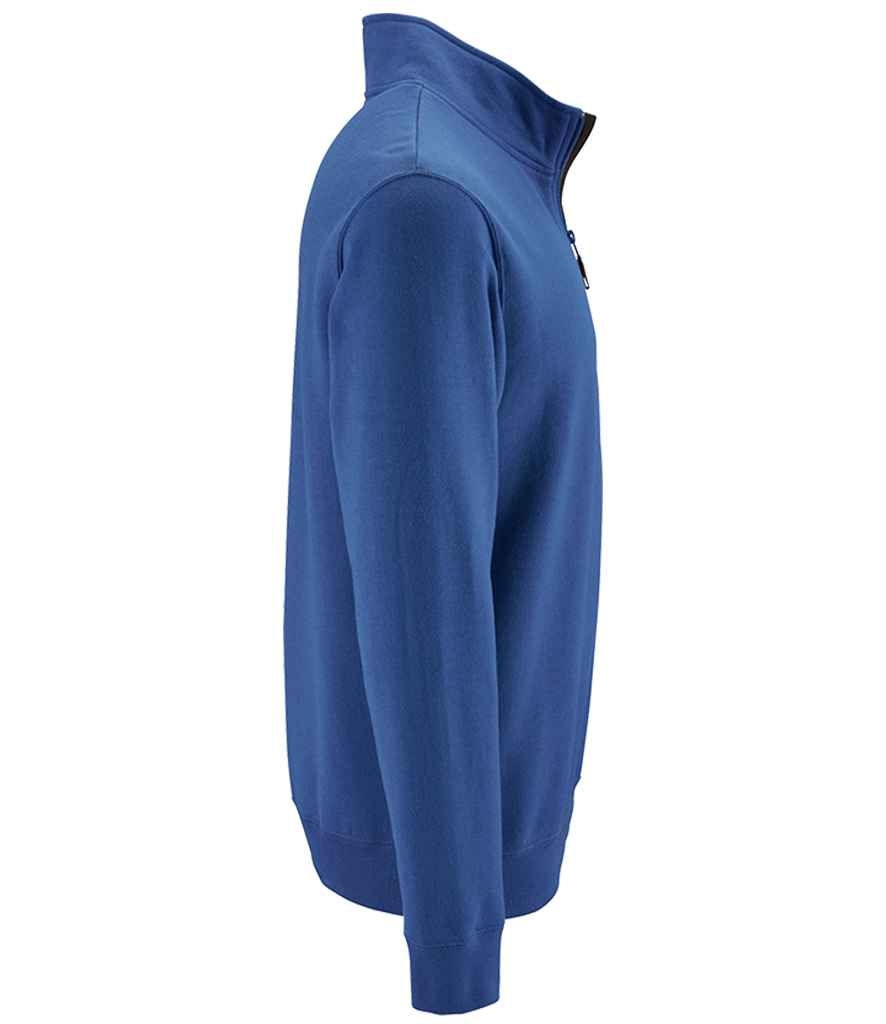 Thumbnail: SOL'S Stan Contrast Zip Neck Sweatshirt