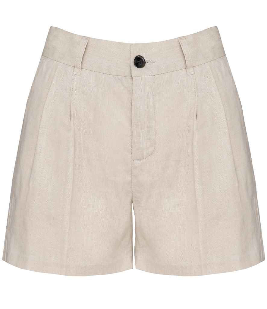 Thumbnail: Spasso Ladies Linen Bermuda Shorts