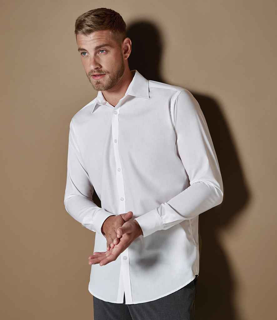 Thumbnail: Kustom Kit Long Sleeve Slim Fit Business Shirt