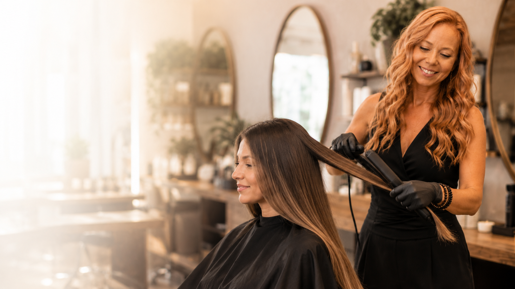 Professional hair smoothing treatment by Chantal Haberland in Surry Hills