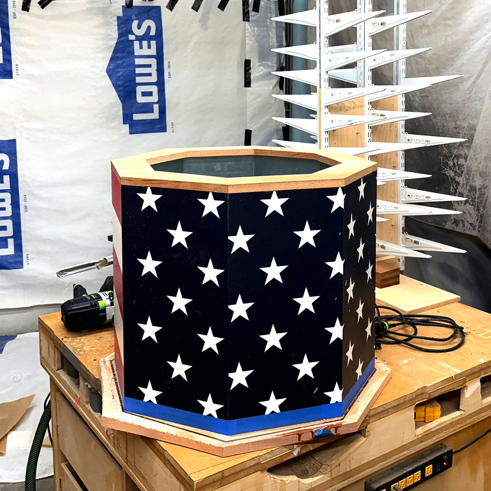 And the top is complete.