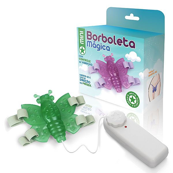 Mini Borboleta mágica fosforescente