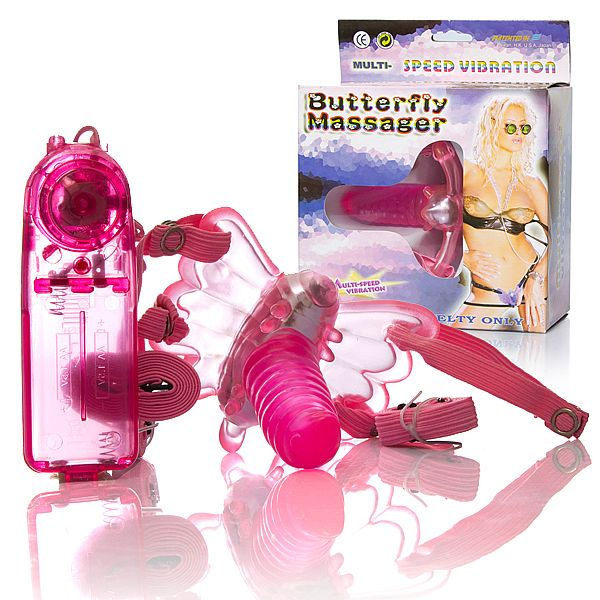Massageador butterfly com mini pênis