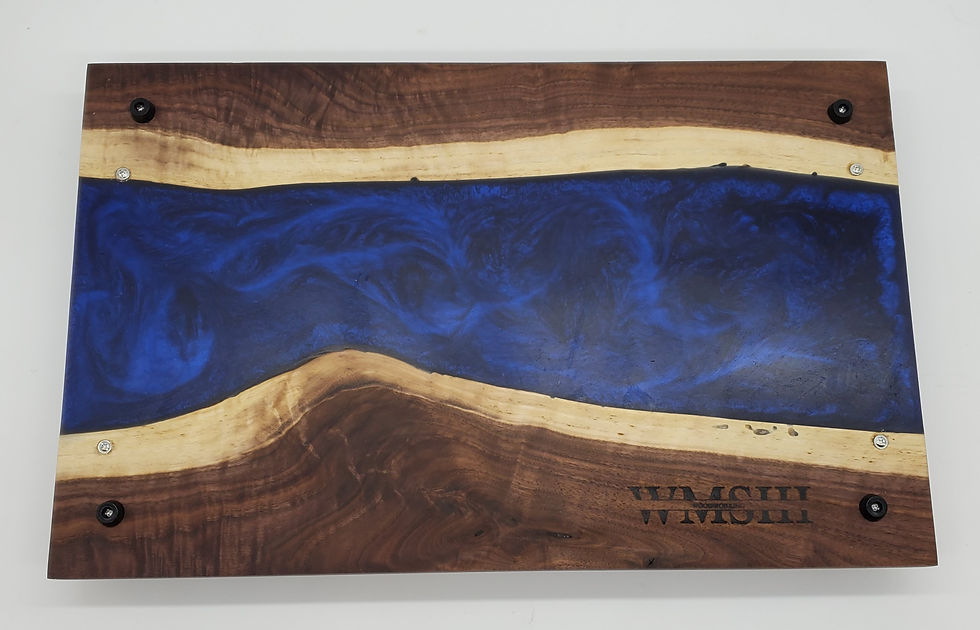 Thumbnail: Epoxy Resin Charcuterie Board - Dark Purple