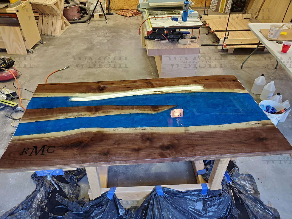 Thumbnail: 36" x 72" Epoxy Resin Table