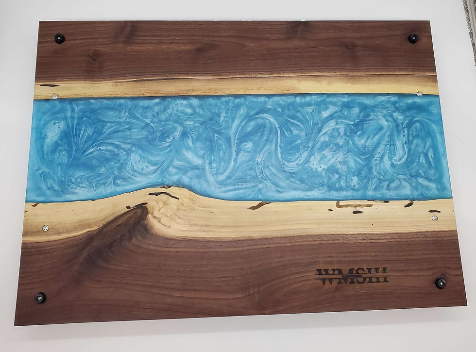 Thumbnail: Epoxy Resin Charcuterie Board - Glacier