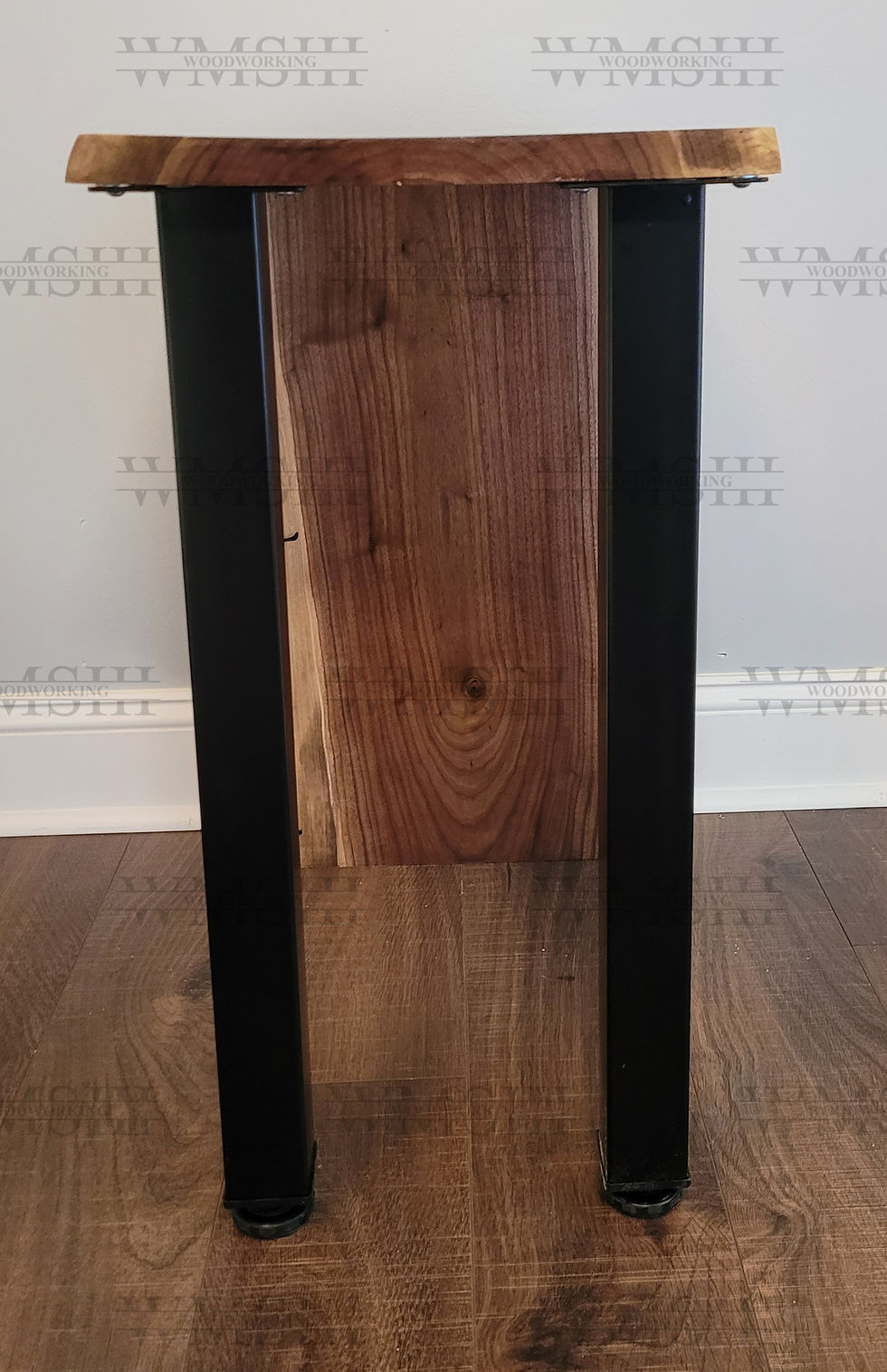 Thumbnail: Black Walnut Live-Edge Waterfall End Table