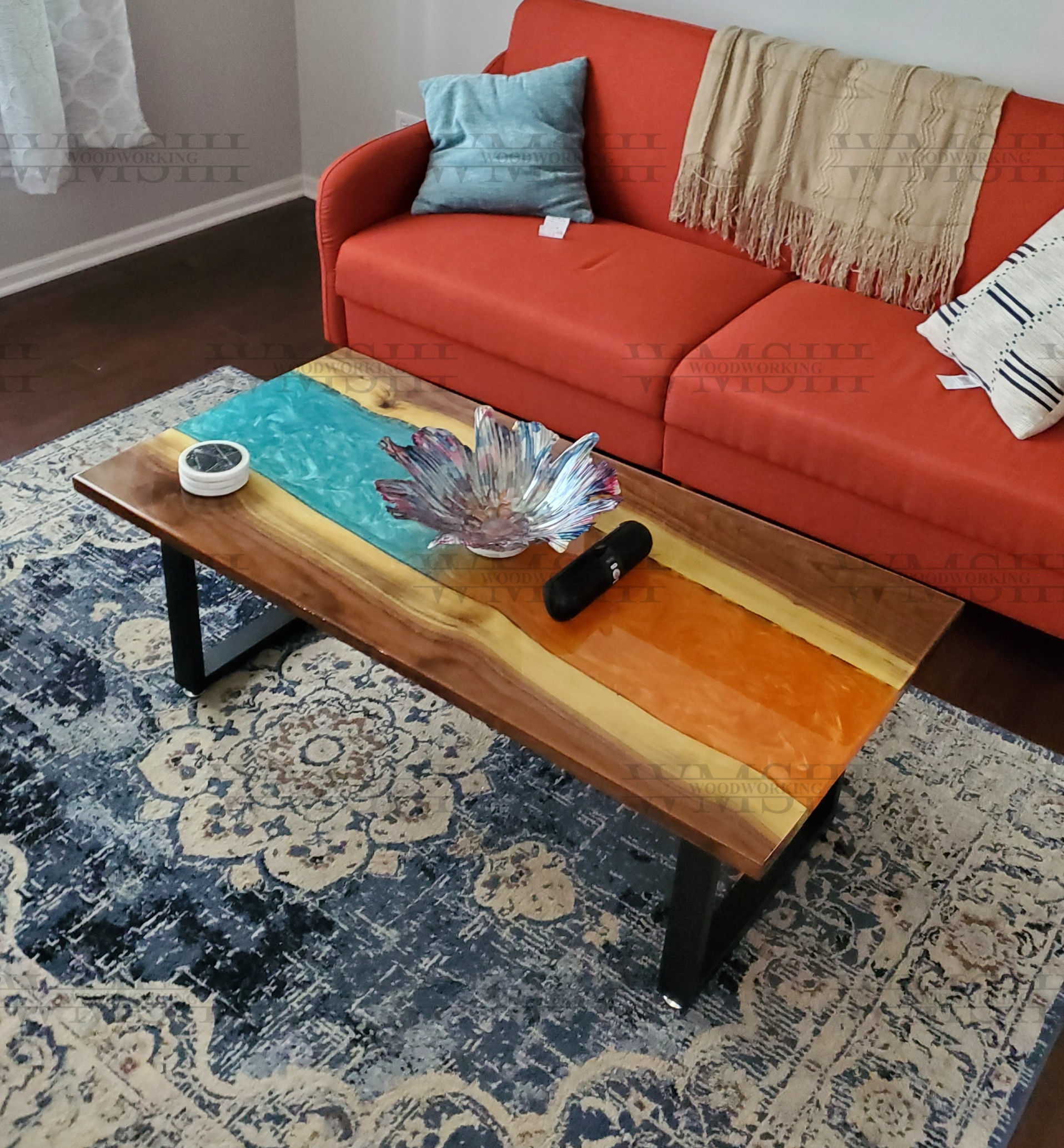 Epoxy Resin Coffee Table