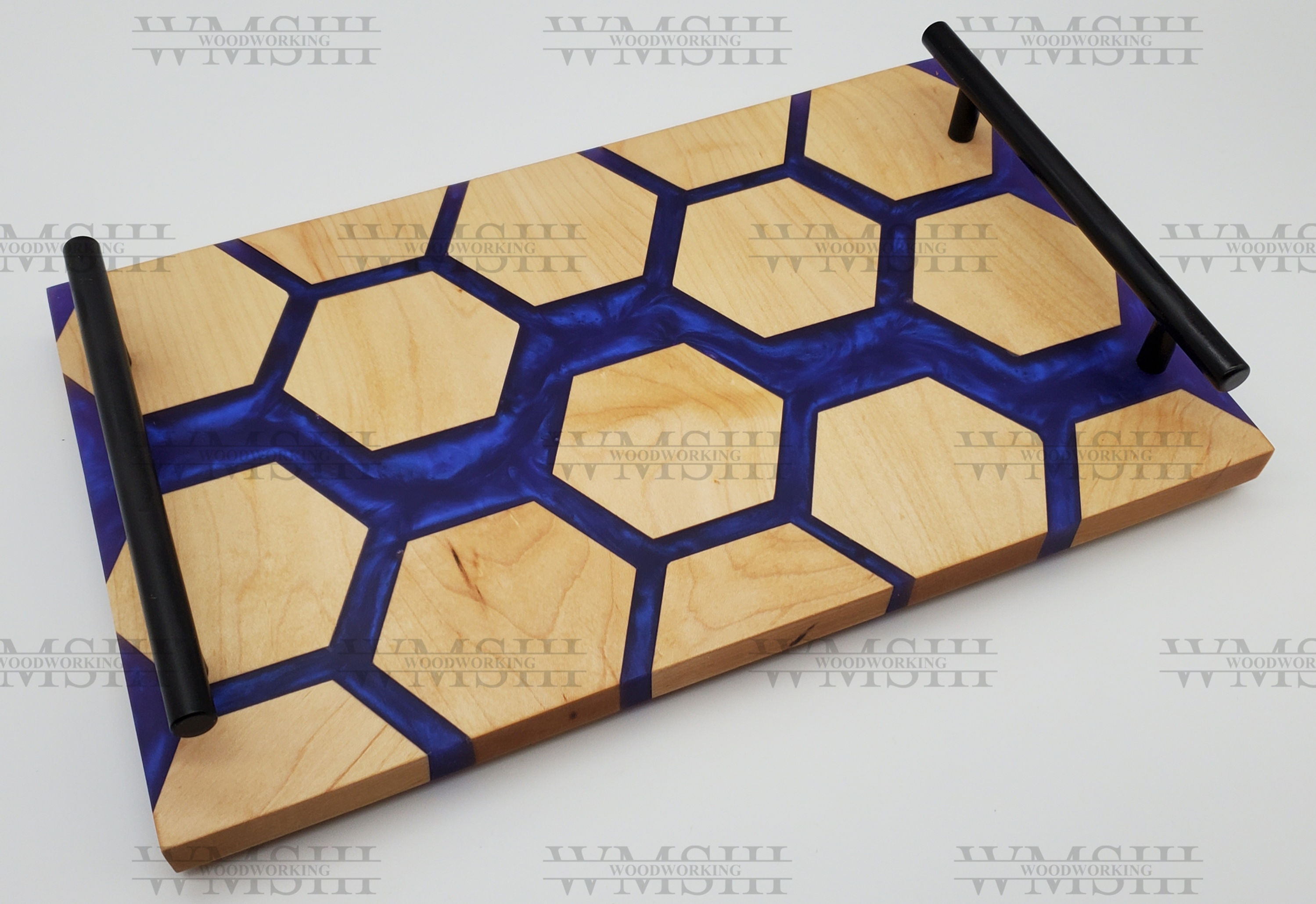 Hexagon Charcuterie Board - Purple