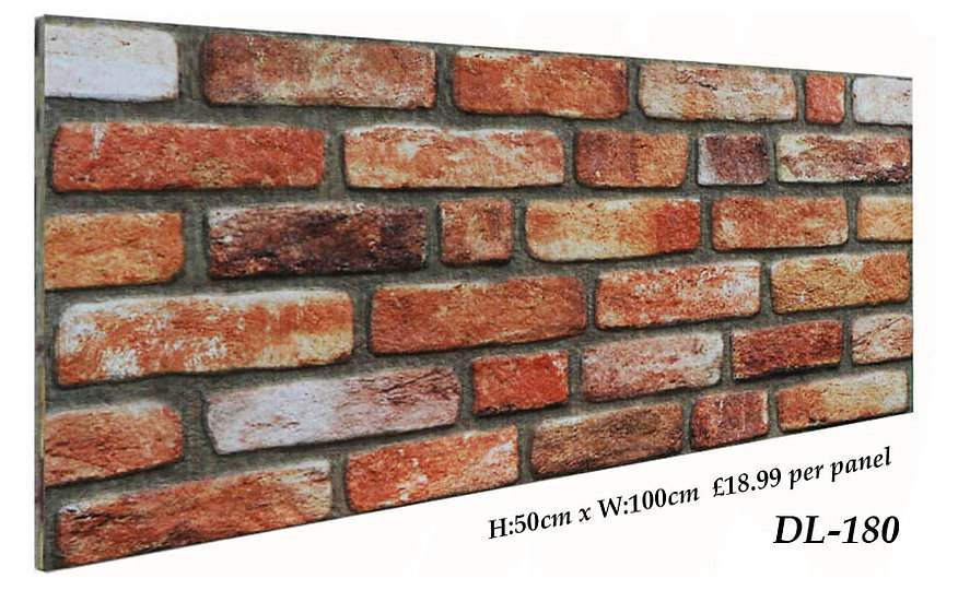 DL180 3D Brick Effect Wall Panel Polystyrene Ceiling ...