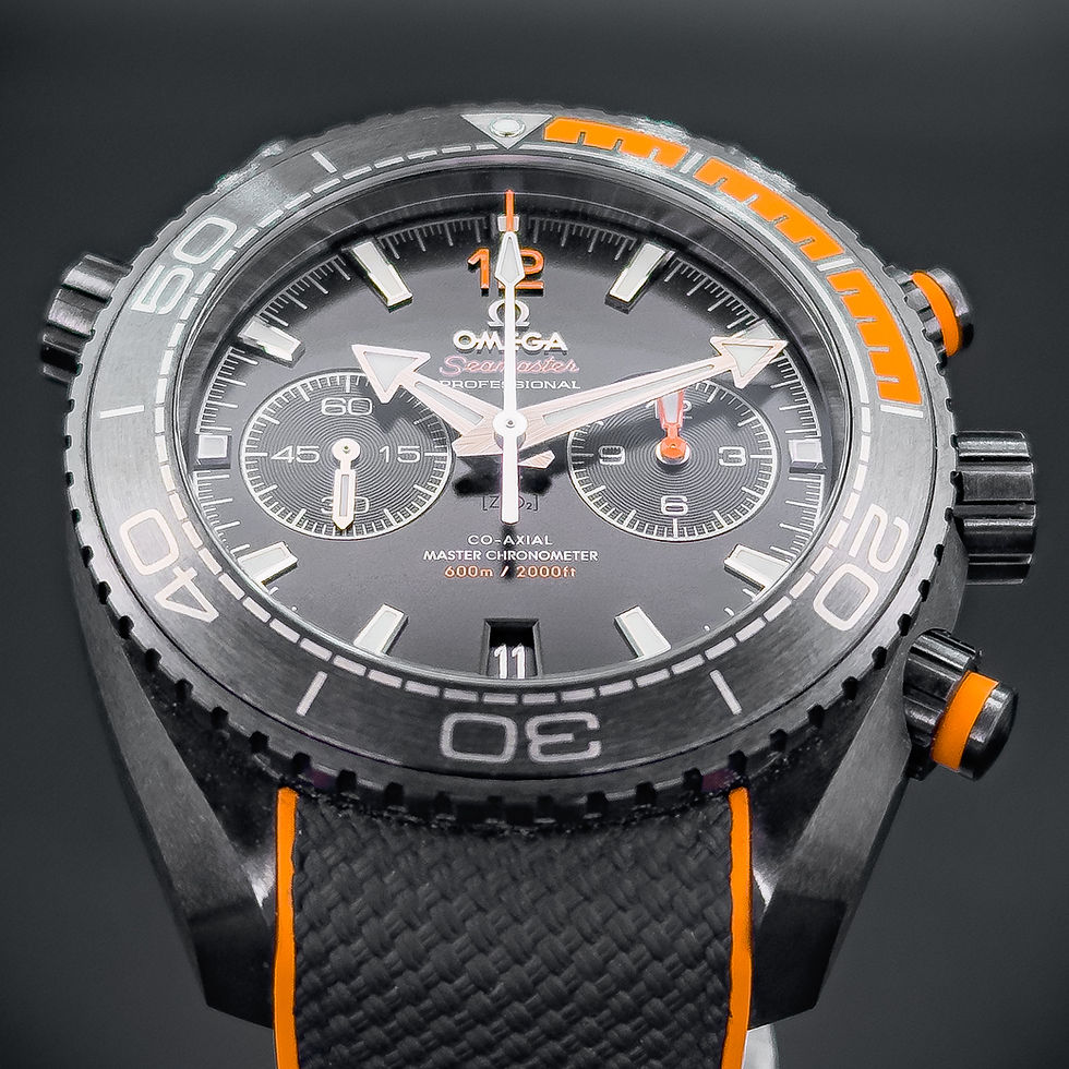 Thumbnail: Omega Seamaster Planet Ocean Deep Black Chrono Orange 45.5 215.92.46.51.01.001