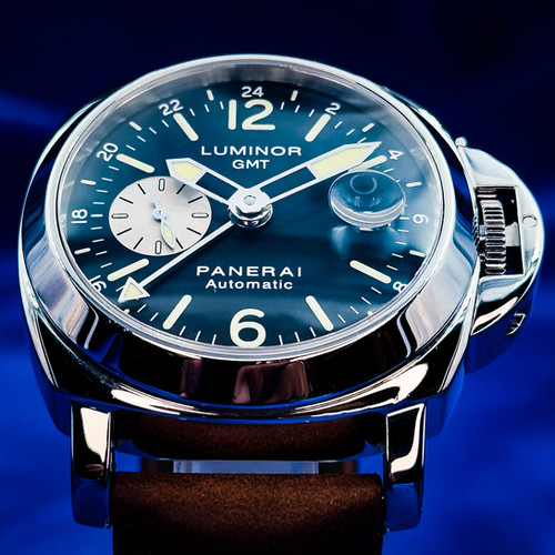 Panerai Luminor GMT 44mm PAM00088 Black Dial Steel Travel Box