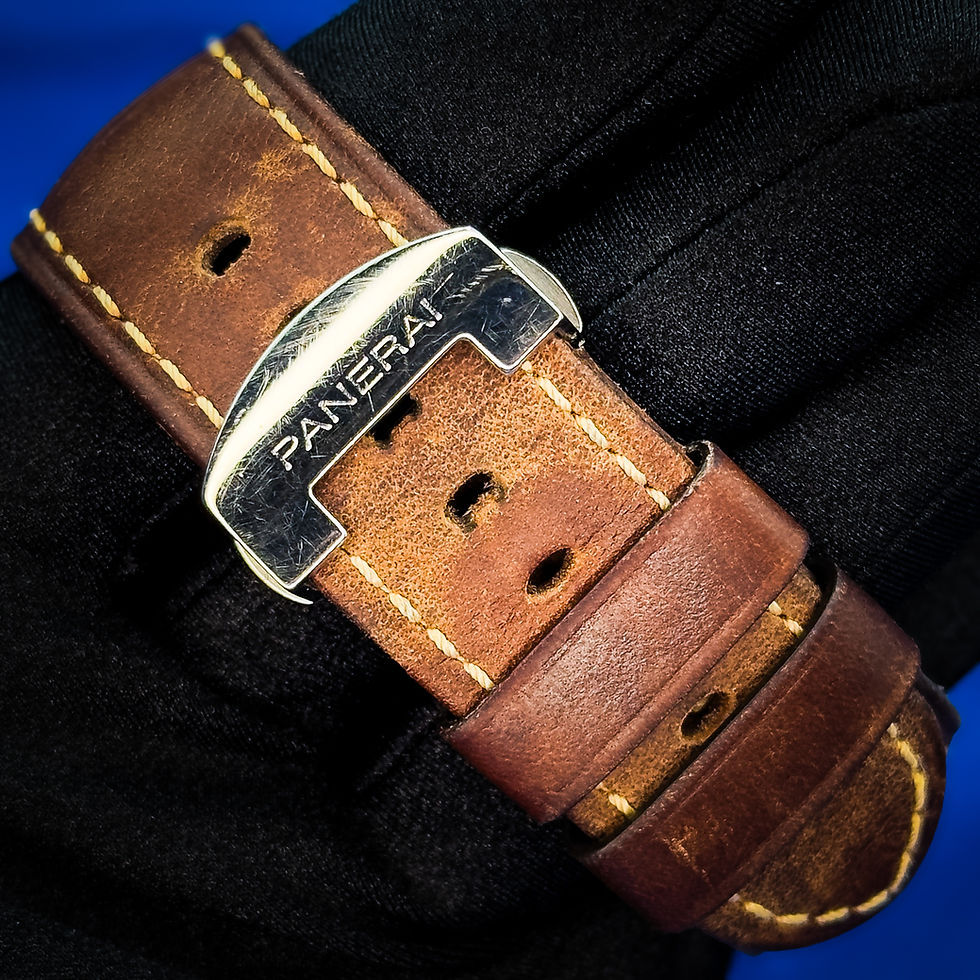 Thumbnail: Panerai Luminor GMT 44mm PAM00088 Black Dial Steel Travel Box Extra Straps