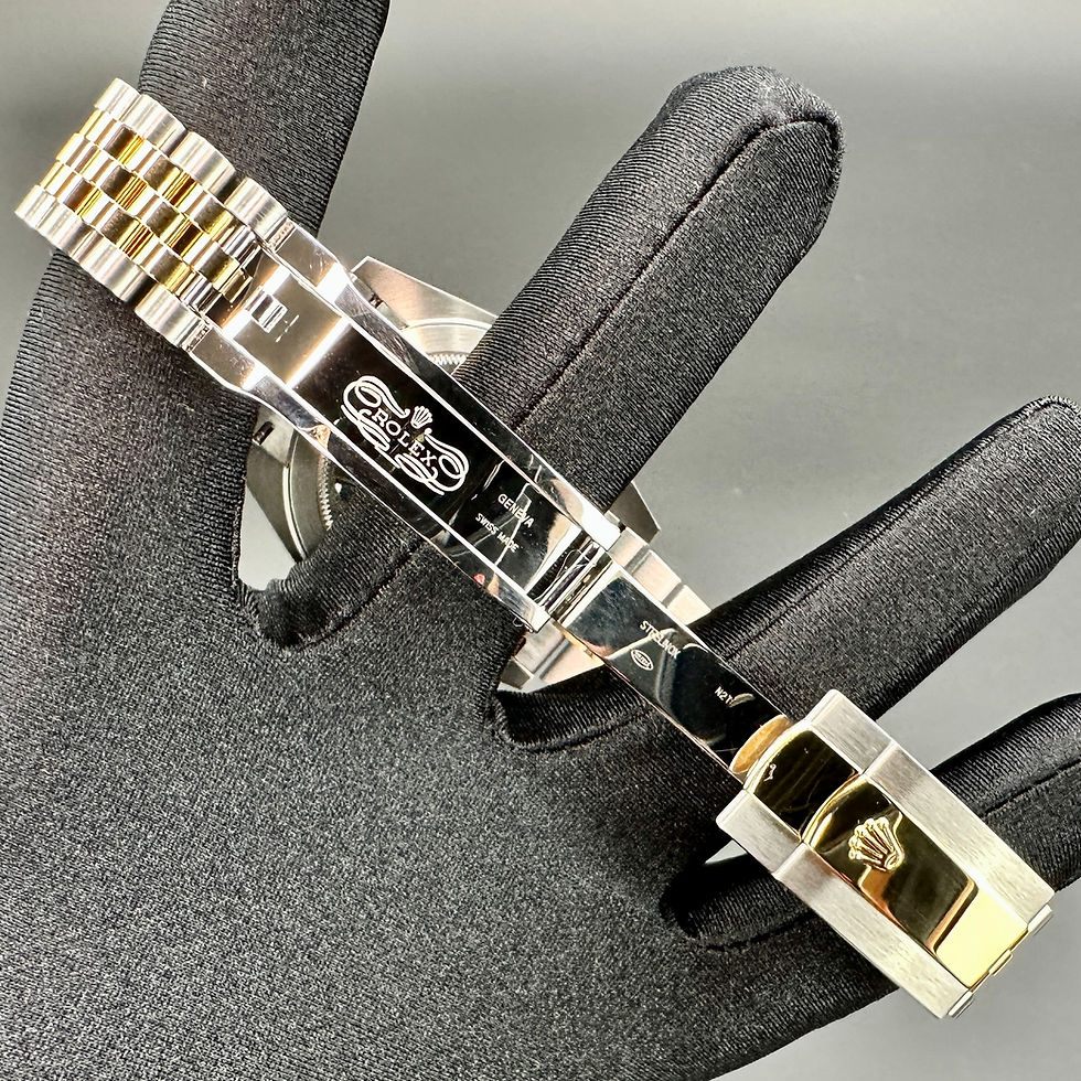 Thumbnail: Rolex Datejust 41mm Two Tone Black Dial 126333 Complete Box/Papers BNIB