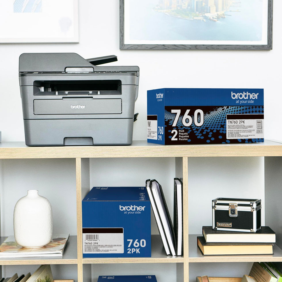 Brother TN760 2PK Black Toner Printer Compatibility List Chart