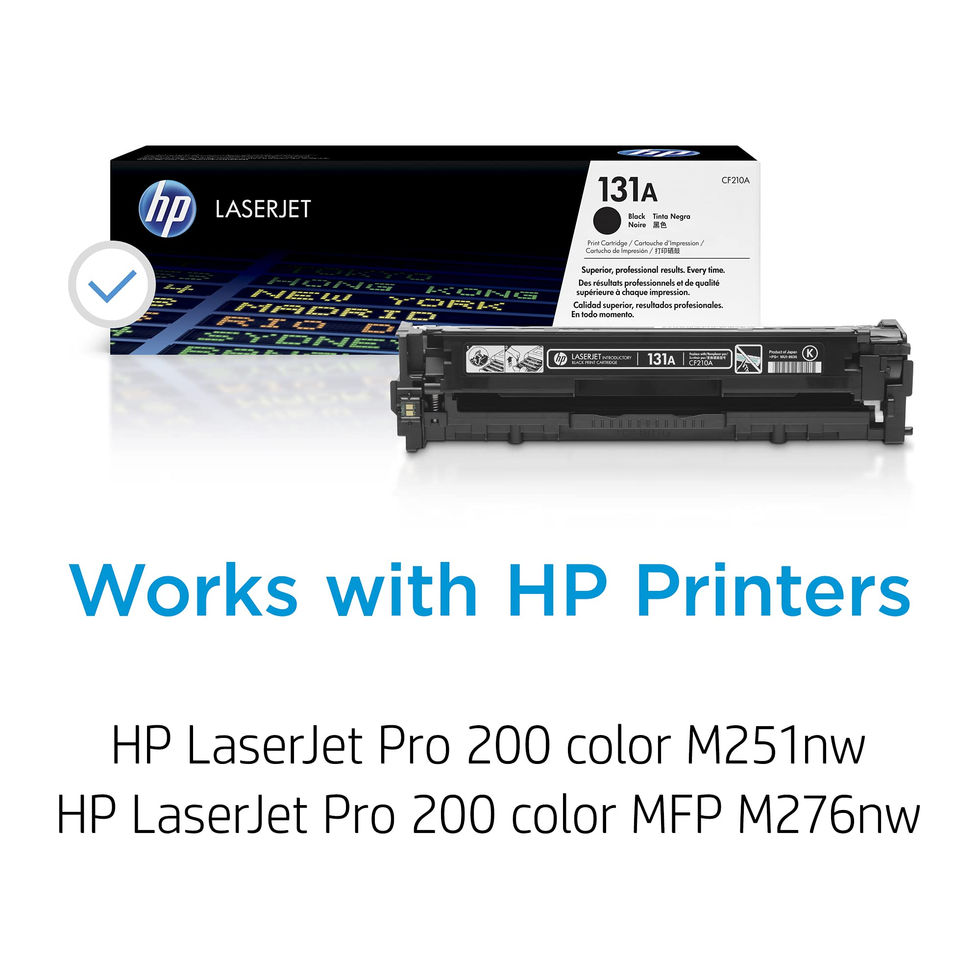 HP 131A Black Toner Cartridge - product packaging detail