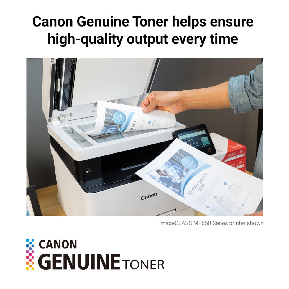 Canon Genuine 075 Magenta High Capacity Toner Cartridge - product packaging detail