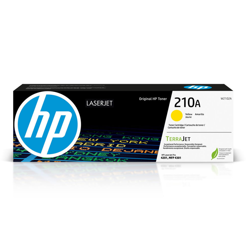 HP 210A Yellow Toner Cartridge - main product image