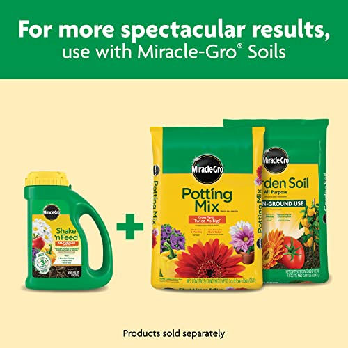 Miracle-Gro Shake N Feed All Purpose for in-ground and container plants versatile use