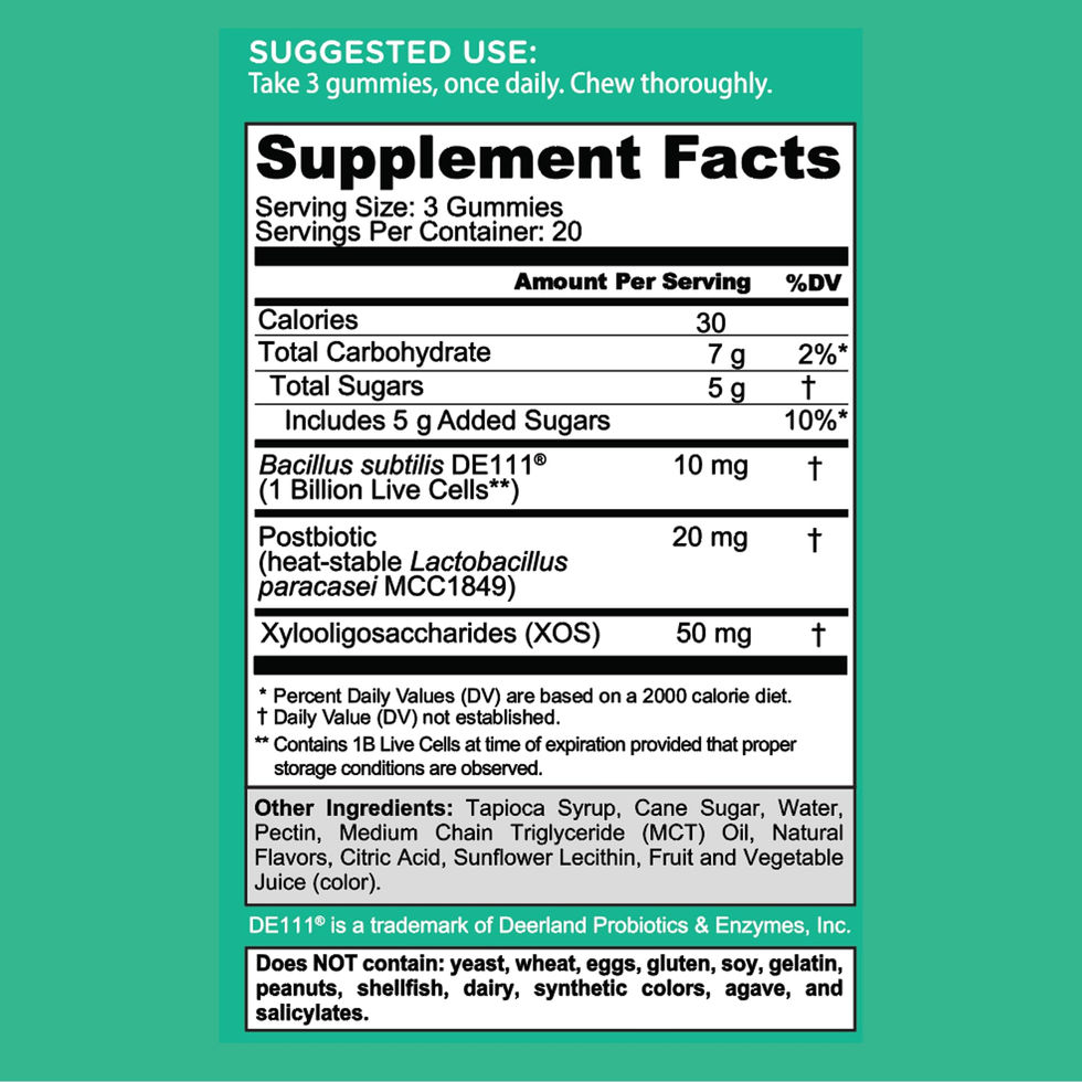 Goli Pre Pro Postbiotic Gummies gut health support benefits for digestive wellness