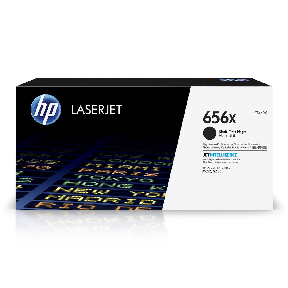 HP 656X Black High-Yield Toner Cartridge - main product image