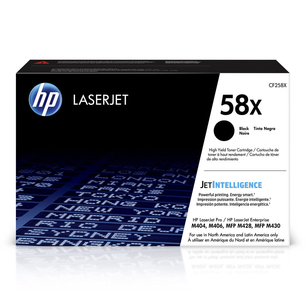 HP 58X Black Toner Cartridge - main product image