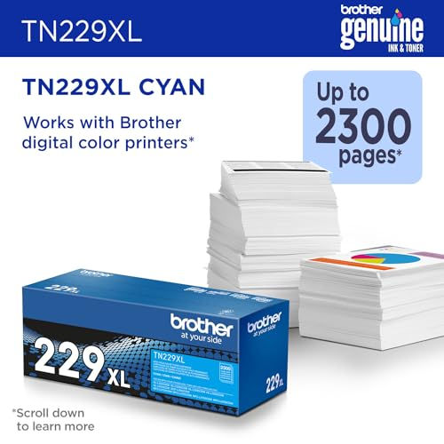 Brother TN229XLC Why Genuine Cyan Toner Compatibility Information