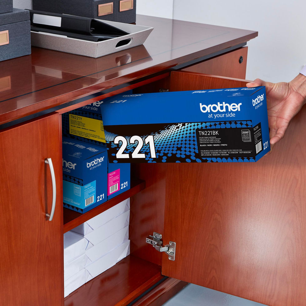 Brother TN221BK Standard Yield Black Toner Page Yield 2500 Specs
