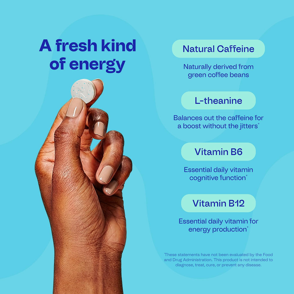 Neuro Energy Focus Mints Caffeine Theanine Peppermint Benefits