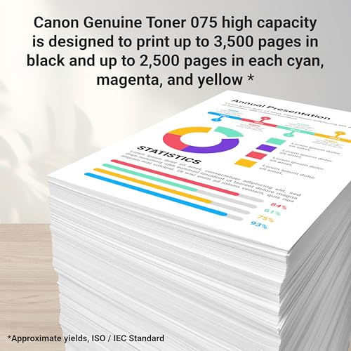 Canon Genuine 075 Black High Capacity Toner Cartridge - alternate product view