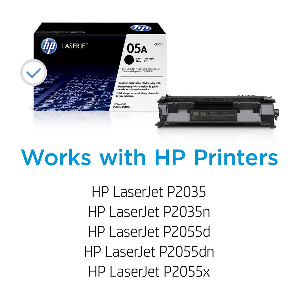 HP 05A Black Toner Cartridge - product packaging detail
