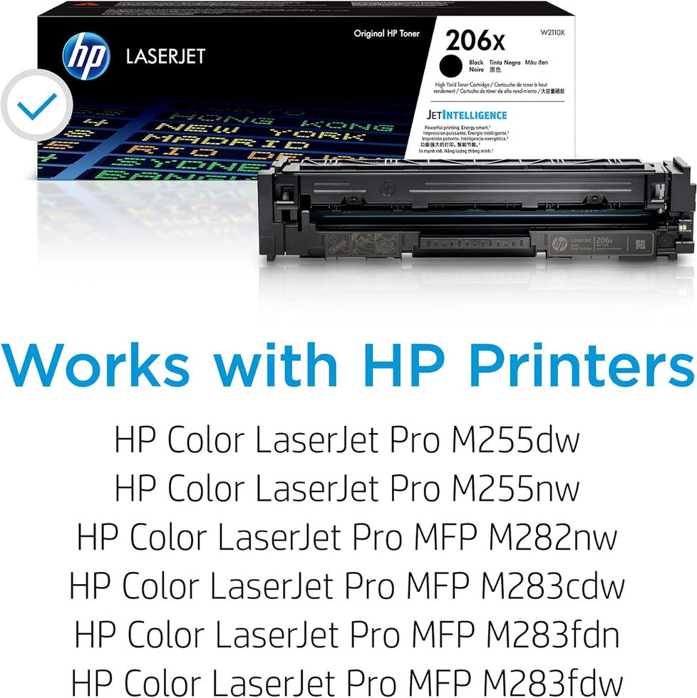HP 206X (W2110XD1) Original Black Toner 2-Pack - product packaging detail